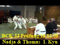 BCK JJ Prfung. Nadja & Thomas 1. Kyu