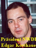 Prsident NWDK Edgar Korthauer